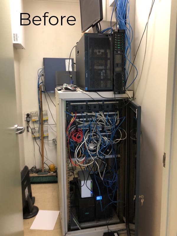 network cabinet before 2