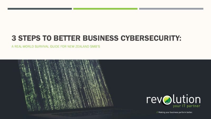 3 Steps to better cybersecurity guide